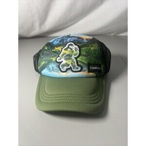Hippy Trails Colorado Sasquatch Big Foot Adjustable Trucker Hat Cap No Tag
